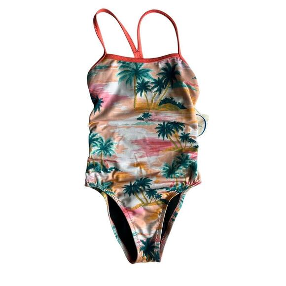 NWT Girls / Womens Printed The One 830 One-Piece Swimsuit, Size 24/00, Tropical - Picture 2 of 10
